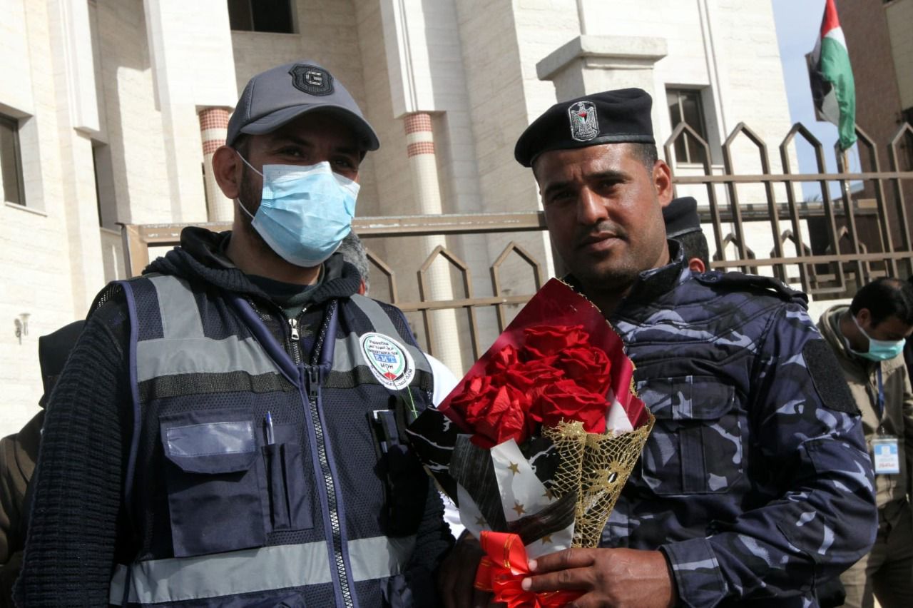 إنهاء الحجر الاحترازي للمستضافين بمركز "مسقط" بخانيونس