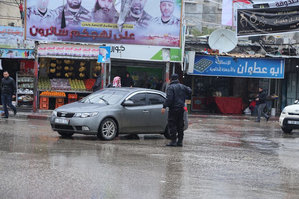 عمل أجهزة الداخلية المختصة خلال المنخفض 