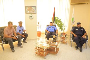 "المرور بخانيونس" تبحث واقع الحركة المرورية مع "بلديتي عبسان"