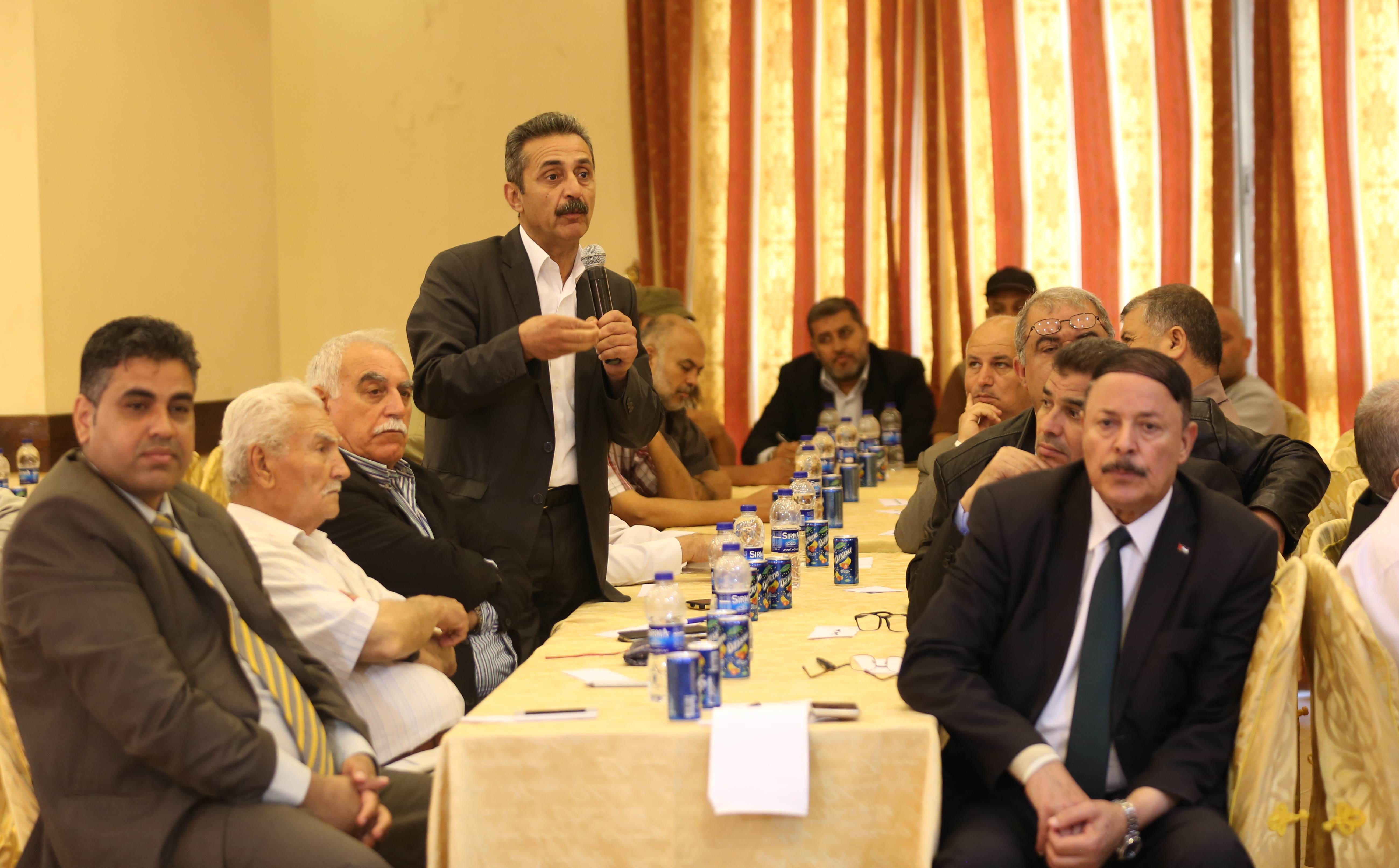 الصالون الحواري المفتوح لقيادة الشرطة مع نخب المجتمع الفلسطيني المحلي