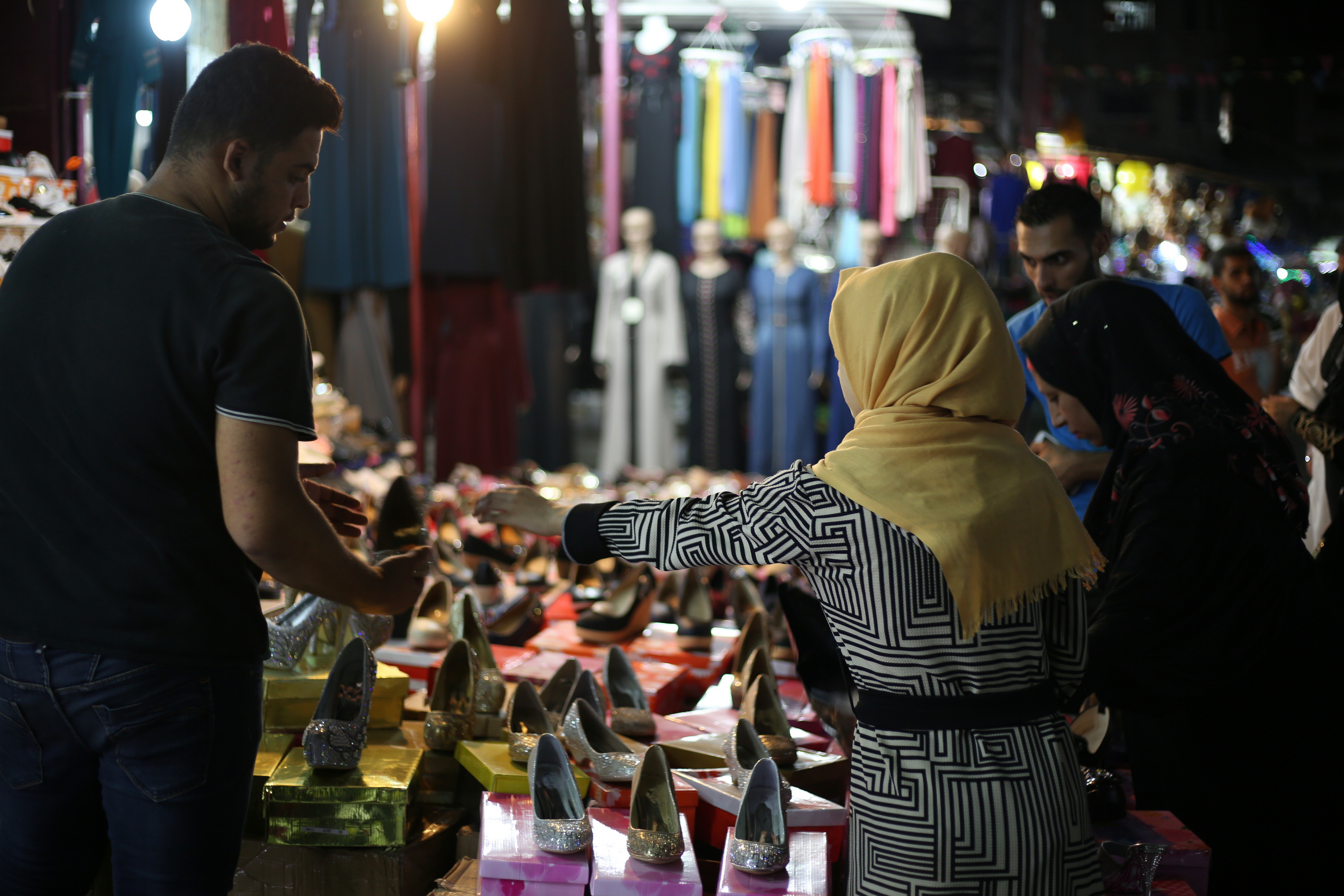  أجواء استقبال المواطنين في غزةلعيد الأضحى المبارك