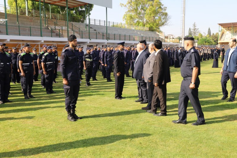 طابور أركان مركزي لشرطة محافظة غزة