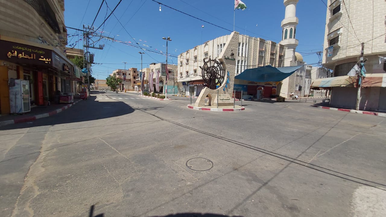 سريان قرار حظر التجوال في محافظات غزة لليوم الثالث