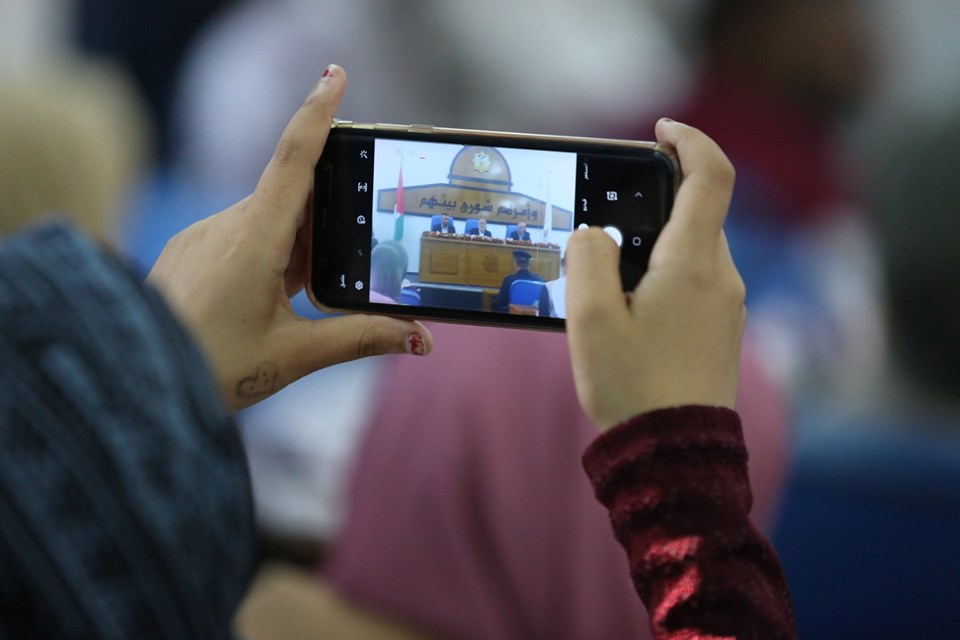 انطلاق برامج الفرق التطوعية للمبادرة المجتمعية "حياة" من مقر المجلس التشريعي