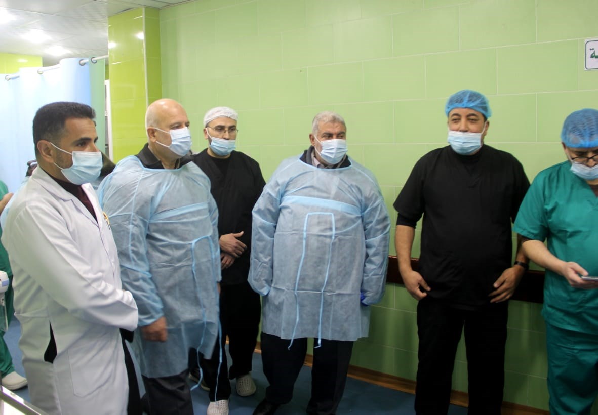 قيادة الداخلية تتفقد مستشفَيي "كمال عدوان" و"الجزائري"
