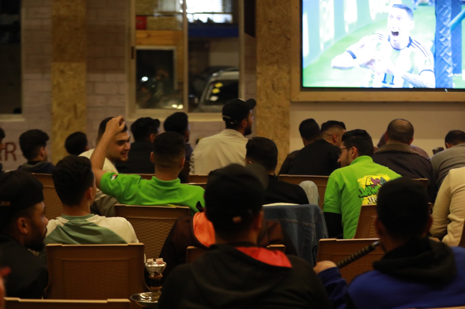 أجواء متابعة المواطنين في غزة مباراة نهائي كأس العالم - قطر 2022 مساء اليوم.