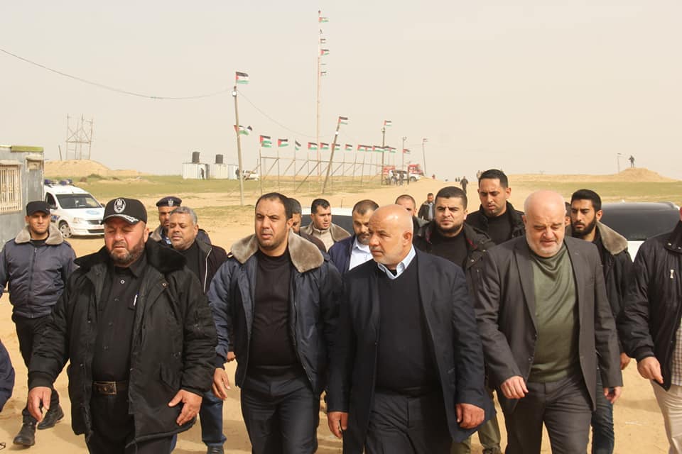 أجهزة الداخلية تُساند جماهير شعبنا المشاركة في مليونية الأرض والعودة