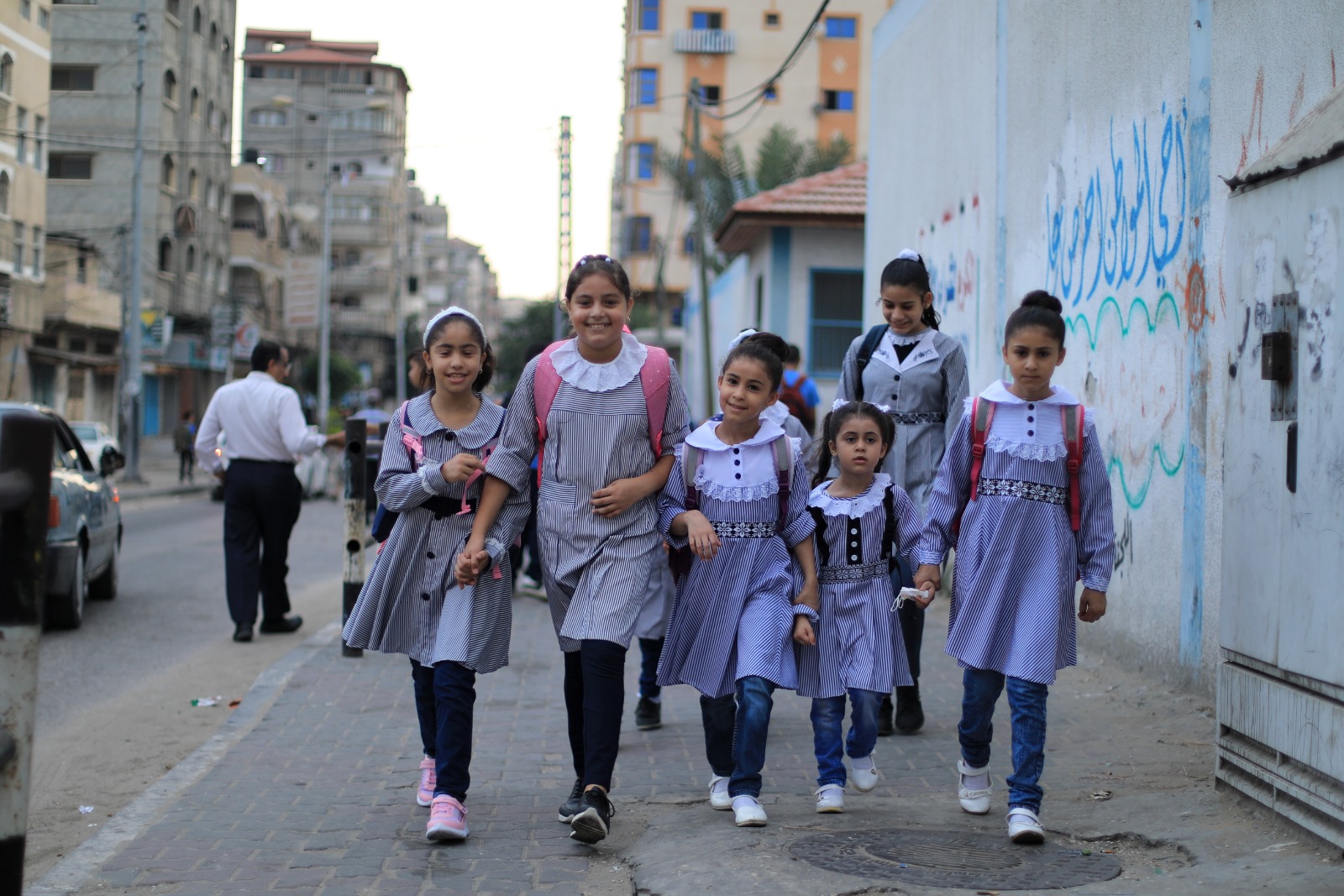 انتشار شرطة المرور مع بدء العام الدراسي الجديد