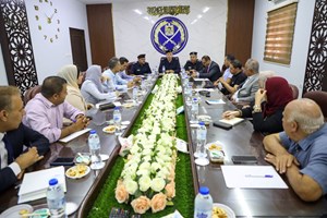 اللــواء صلاح: علاقتنا تكاملية مع كافة المؤسسات ومراكز حقوق الإنسان بغزة