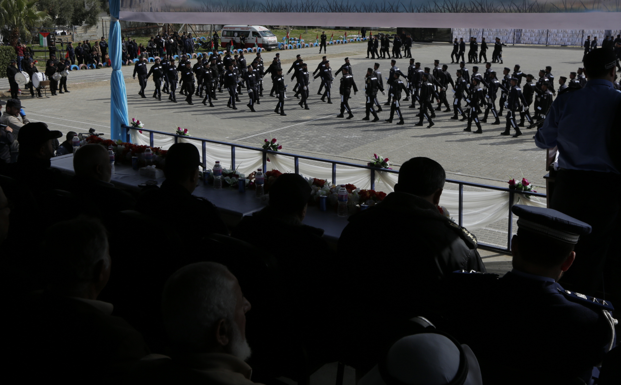 بالصور.. حفل تخريج دورة صف الضباط لـ22 لجهاز الشرطة "بالآذان قادمون"