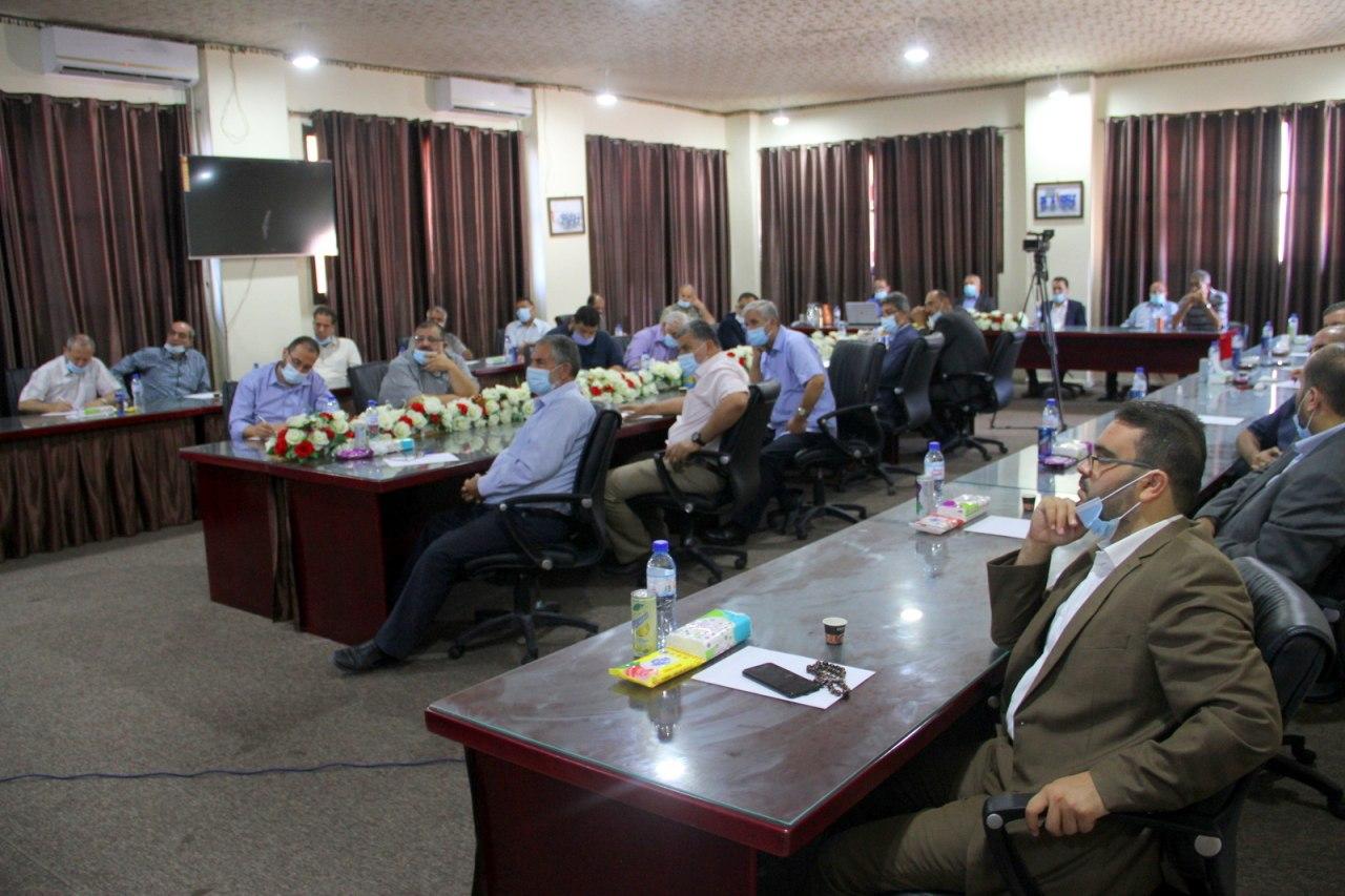 لقاءات وكيل وزارة الداخلية والأمن الوطني مع الفصائل وشرائح مجتمعية حول مستجدات مواجهة فيروس كورونا