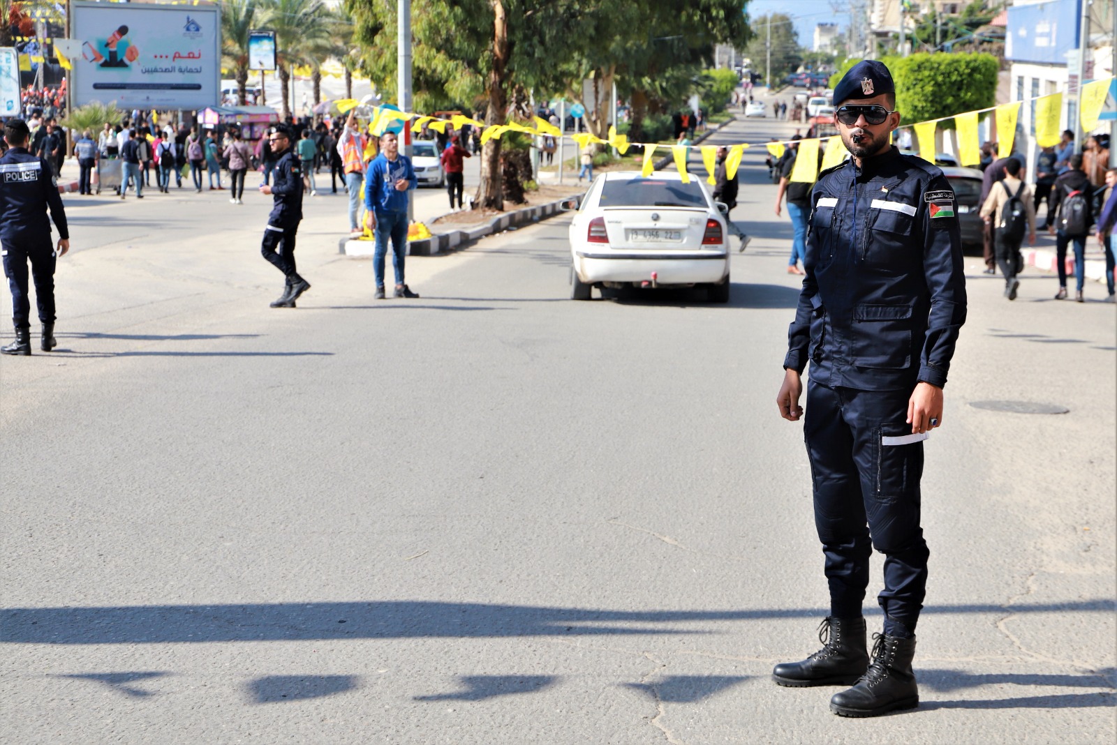 أجهزة "الداخلية" تؤمن مهرجان إحيـاء ذكرى رحيل الرئيس "عرفات