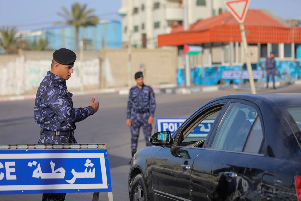 يوم عمل رمضاني لشرطة التدخل وحفظ النظام "نقطة السودانية" شمال غزة